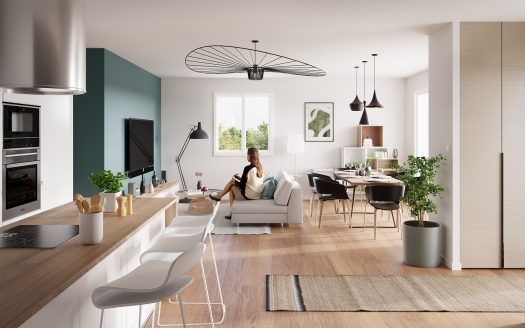 Votre appartement en étage avec grande terrasse à Aschbach