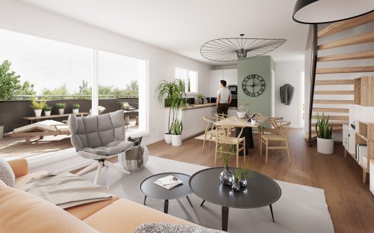 Duplex en attique à Soultz-sous-forêts